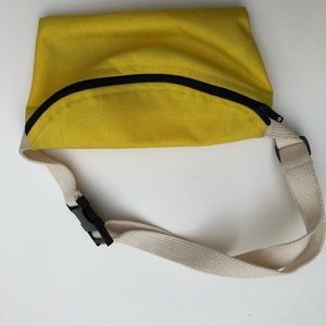 Yellow American Apparel fanny pack/ waist bag
